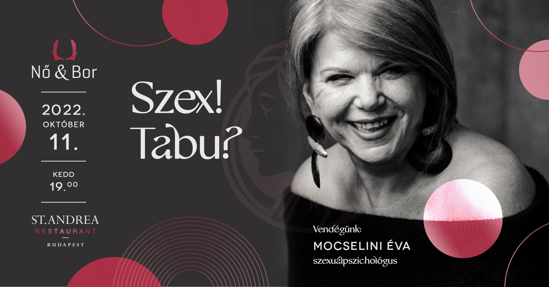 NŐ&BOR  a Mérleg havában is a St. Andrea Restaurantban!