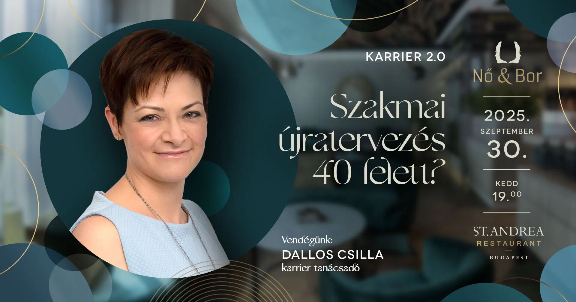 Nő&Bor: Szakmai újratervezés 40 felett