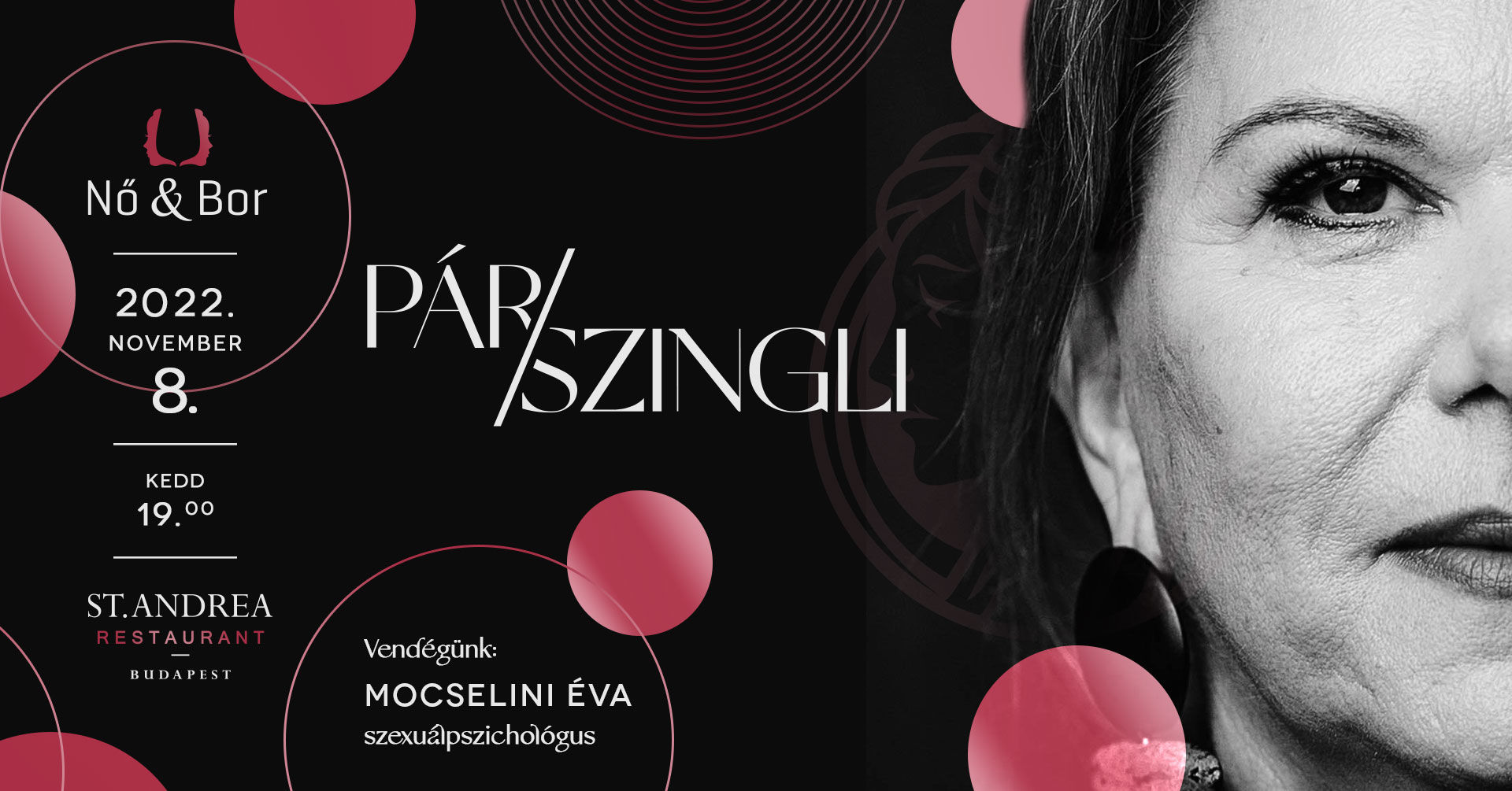 NŐ&BOR  a Skorpió havában is a St.Andrea Restaurant-ban!