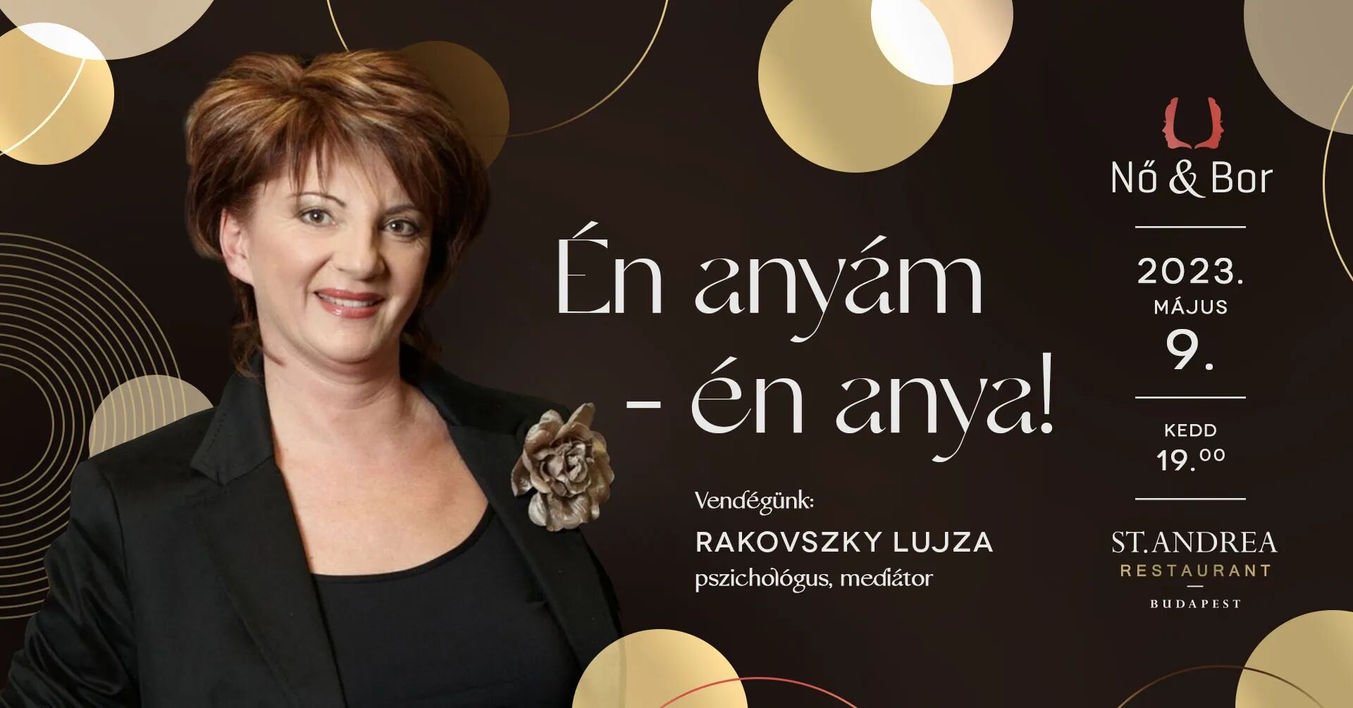 Én anyám – én anya! NŐ&BOR A BIKA HAVÁBAN IS A ST.ANDREA RESTAURANT-BAN!