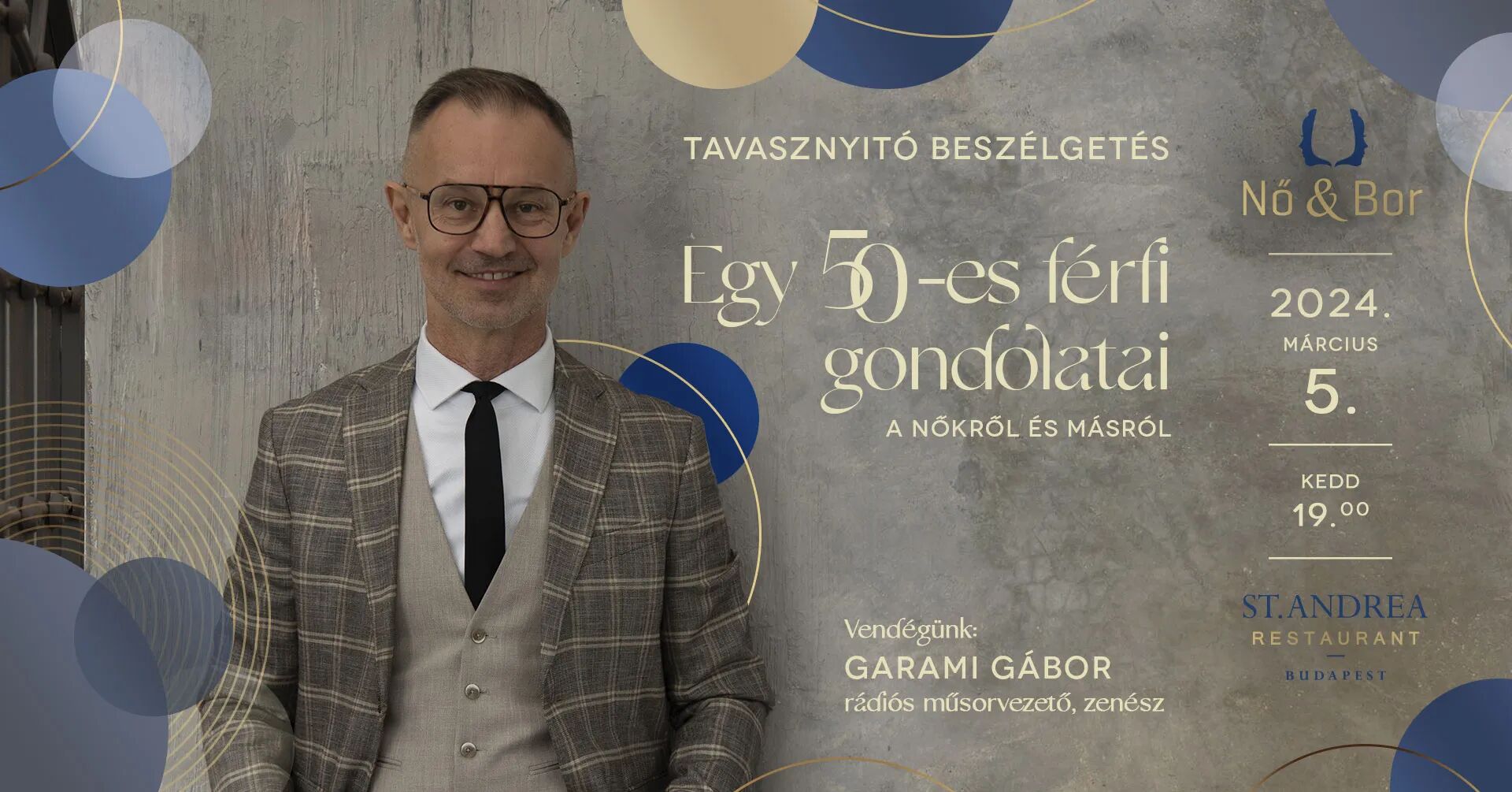 Tavaszváró NŐ&BOR vacsora!